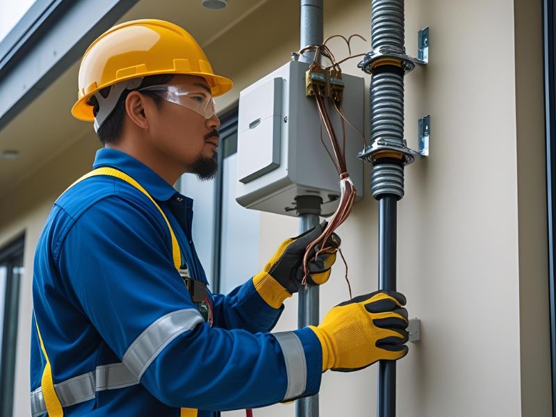 Professional Lightning Protection Installation
